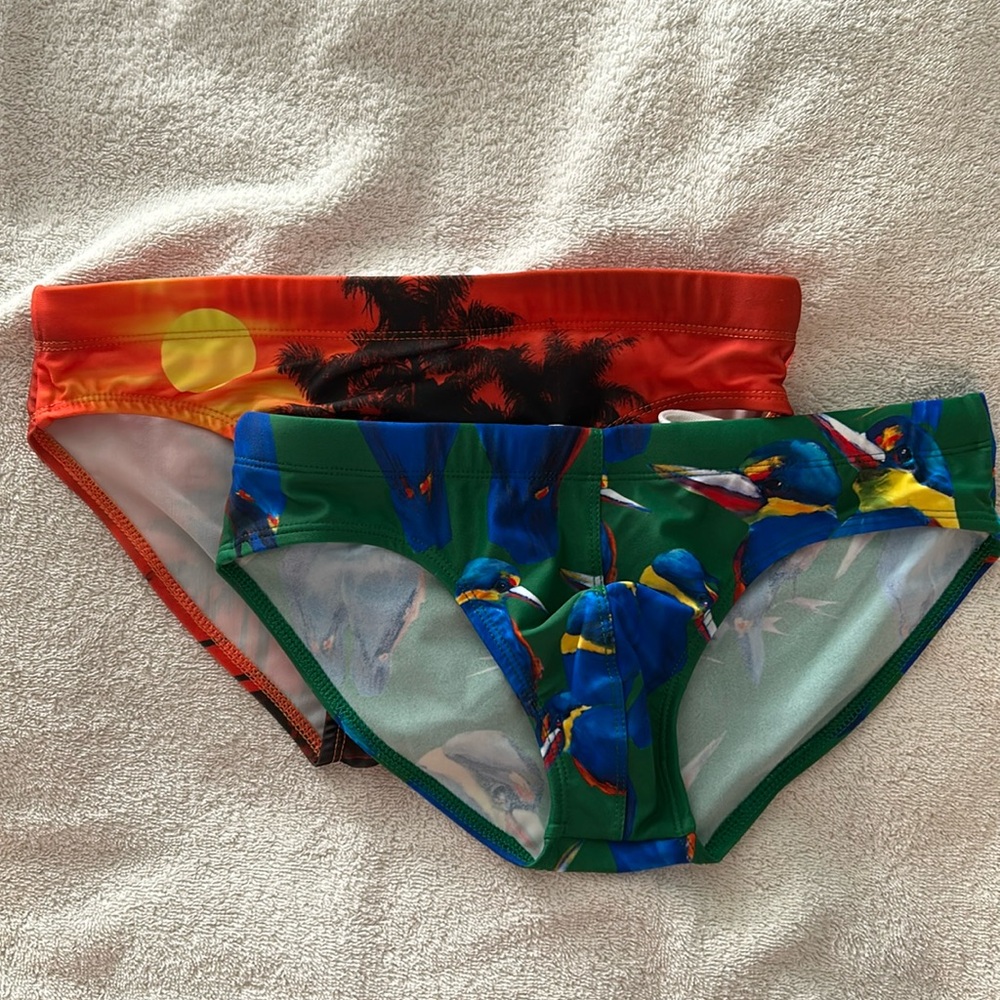 Set of 2 Pool Boy swim briefs size S